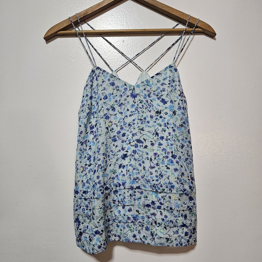 Candie's Light Blue Floral Top